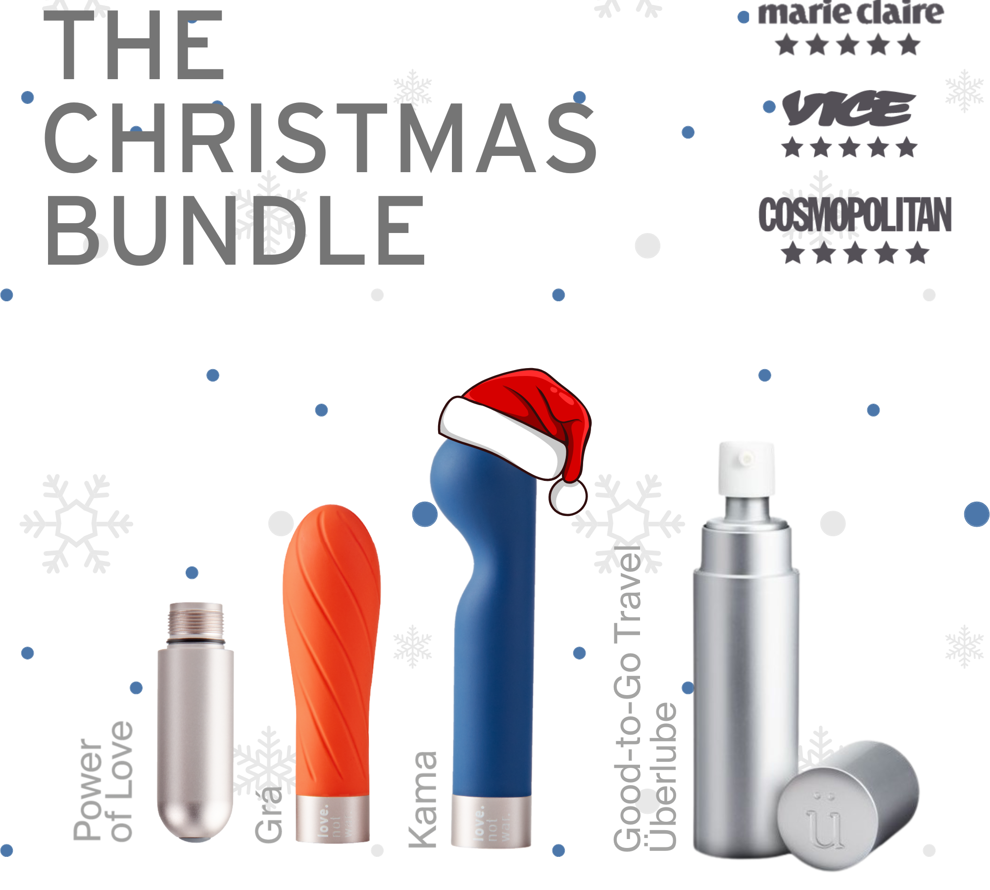 Christmas Bundle - Laska, Koi, Kama Heads & Power of Love & √úberlube - Love Not War