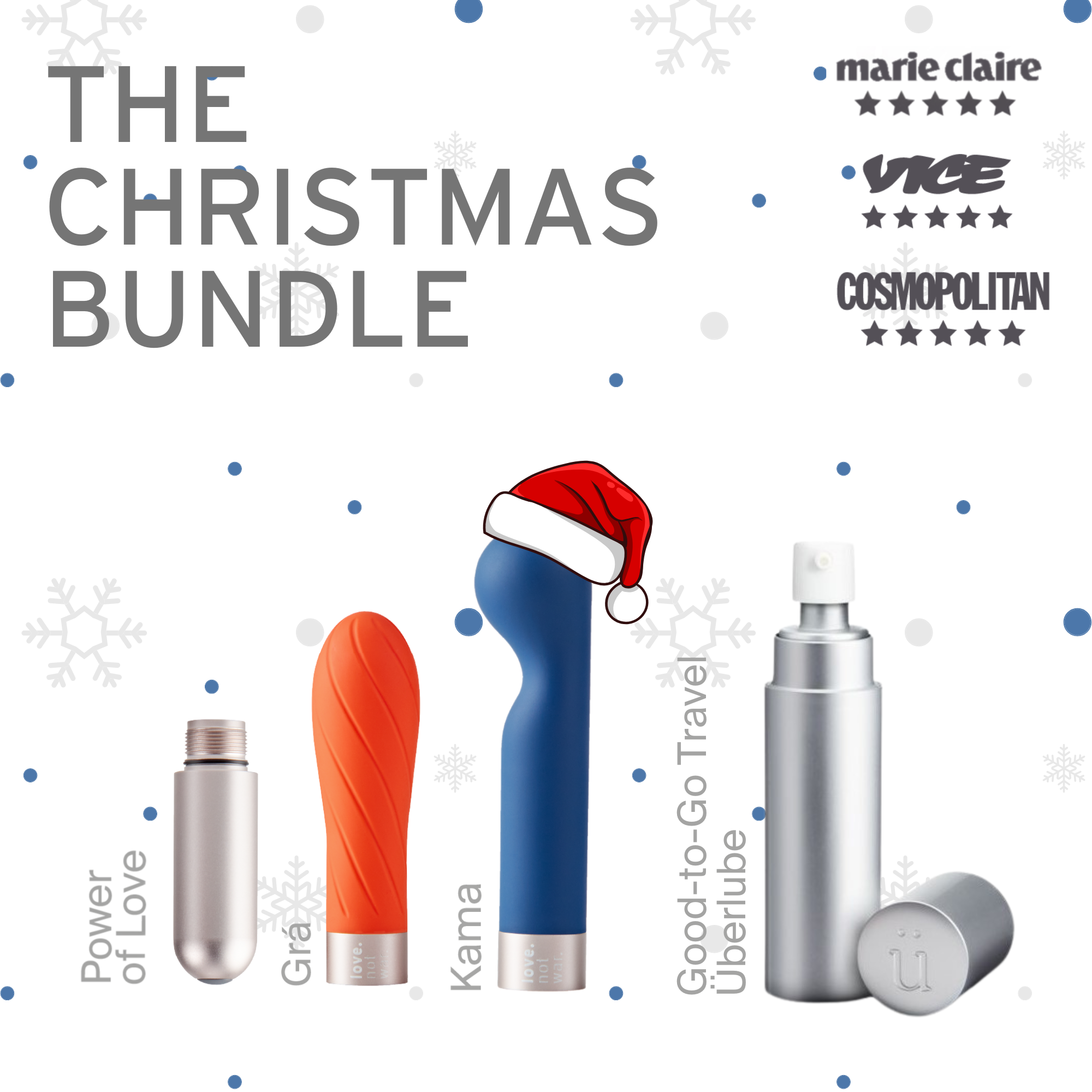 Christmas Bundle - Laska, Koi, Kama Heads & Power of Love & √úberlube - Love Not War