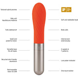 Gra vibrator in orange with key features