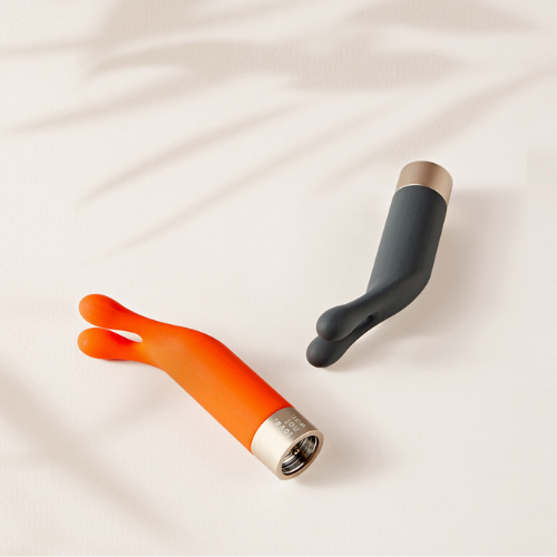 Laska heads rabbit vibrator by Love Not War on a white background