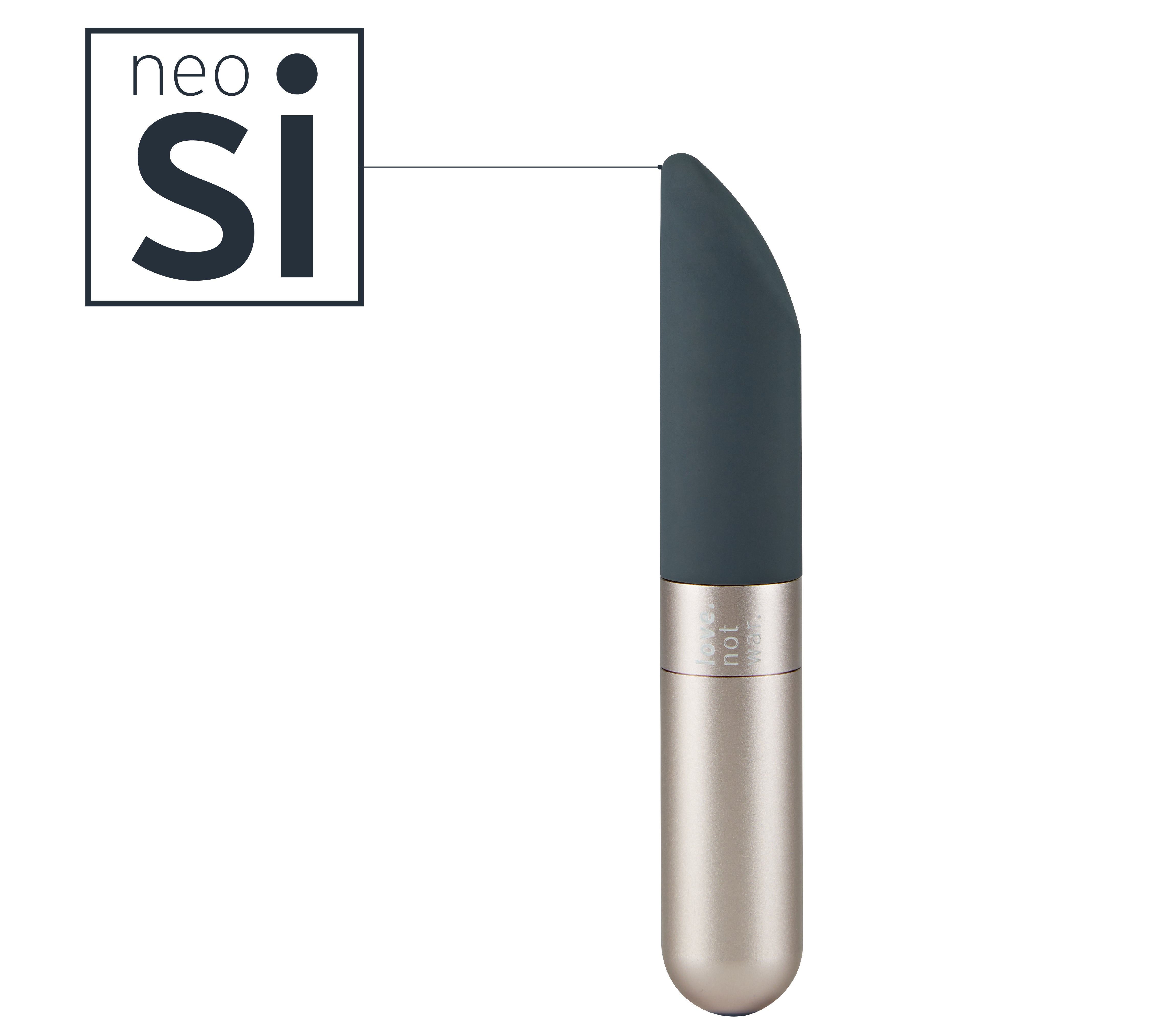 Amore bullet vibrator with Neosilicone logo