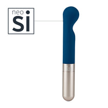 Kama G Spot Vibrator in blue with Neosilicone logo