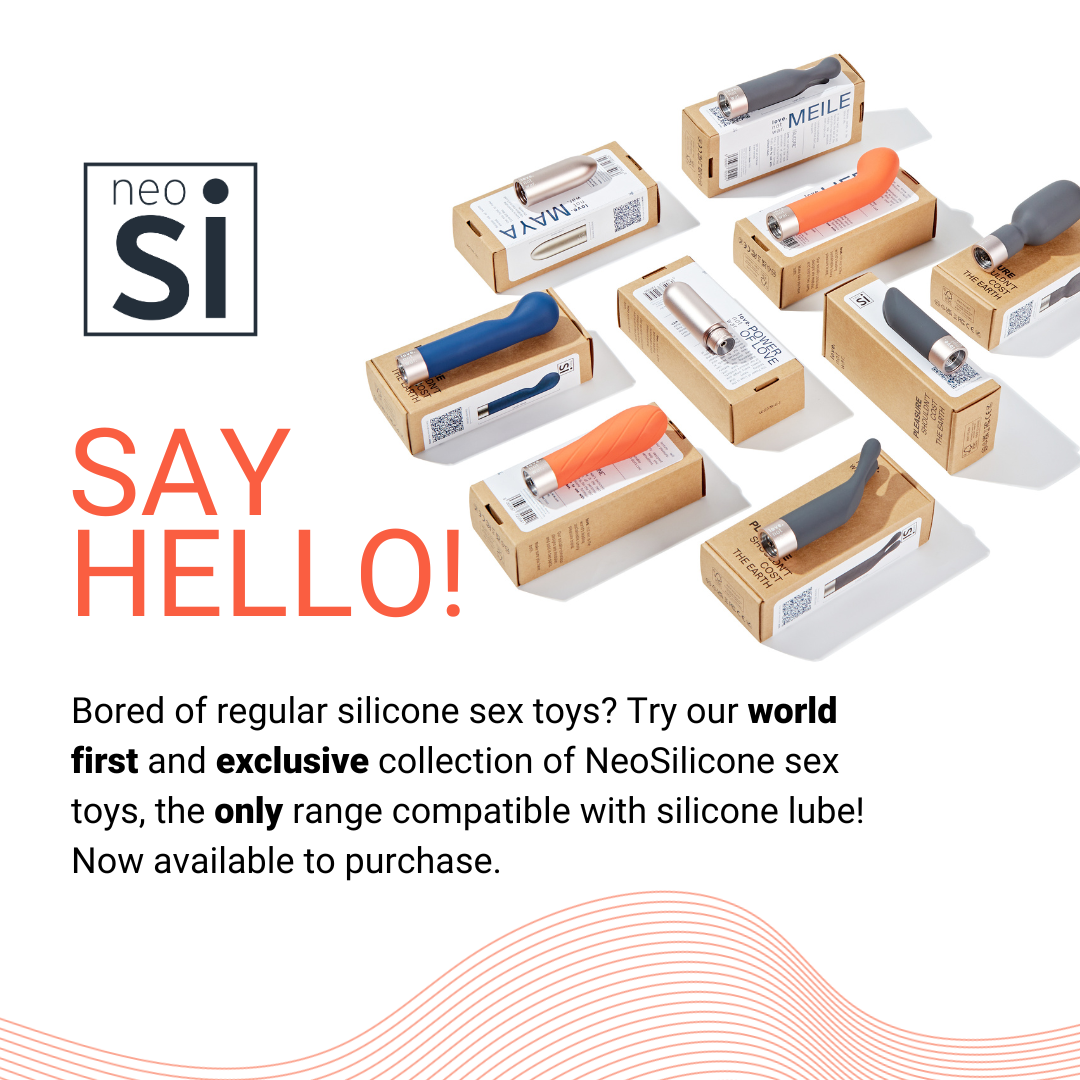 Love not war vibrators and Neosilicone logo