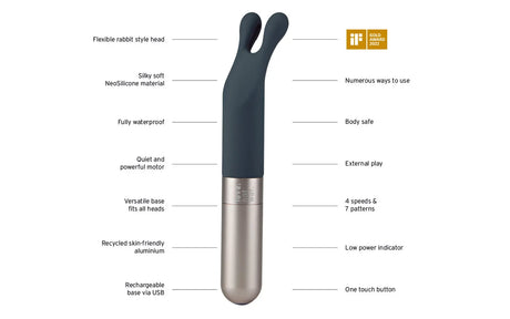 Laska rabbit vibrator with key features