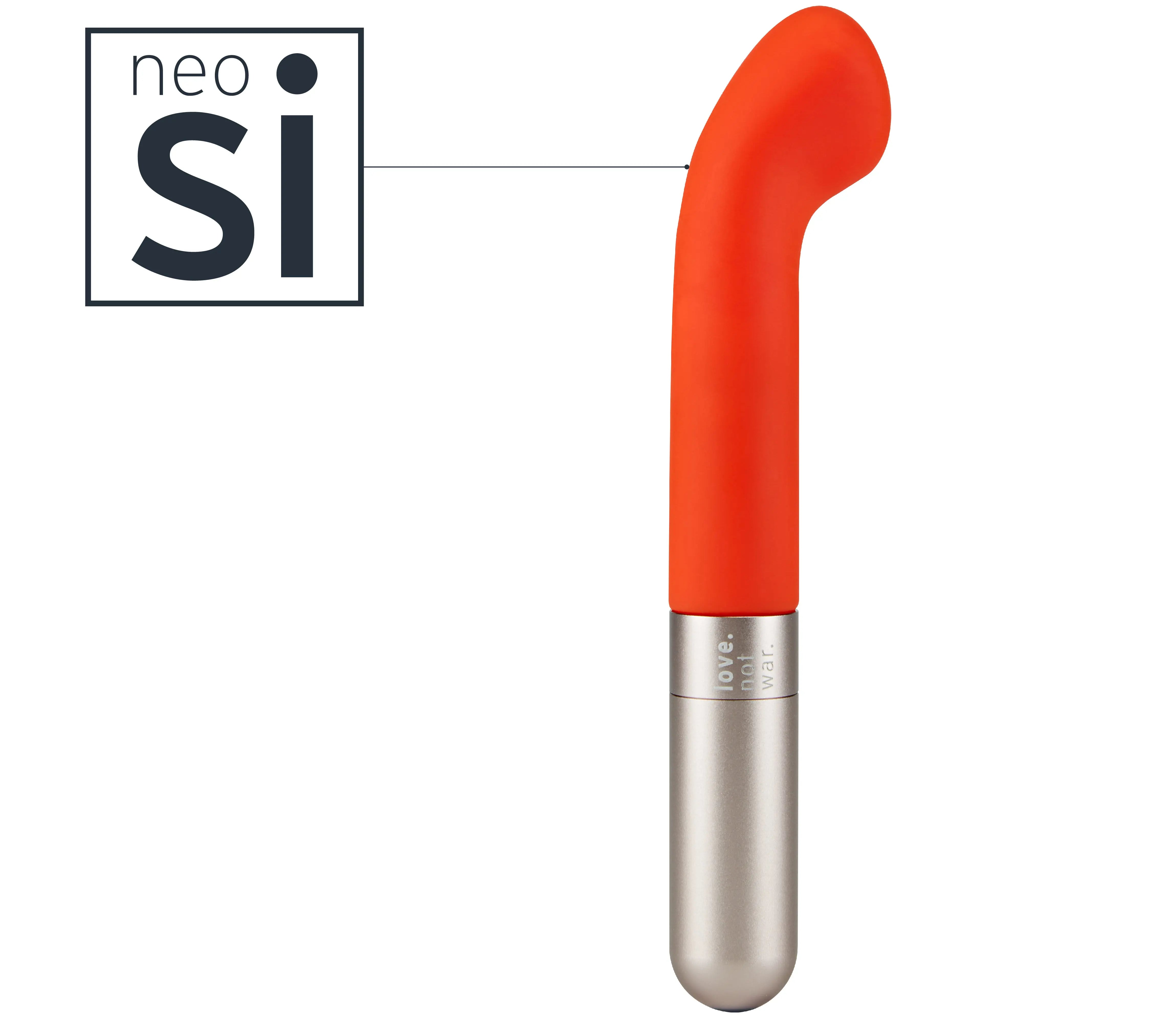 Liebe G-spot vibrator with Neosilicone logo