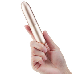 Maya Award Winning Bullet Vibrator held in a hand