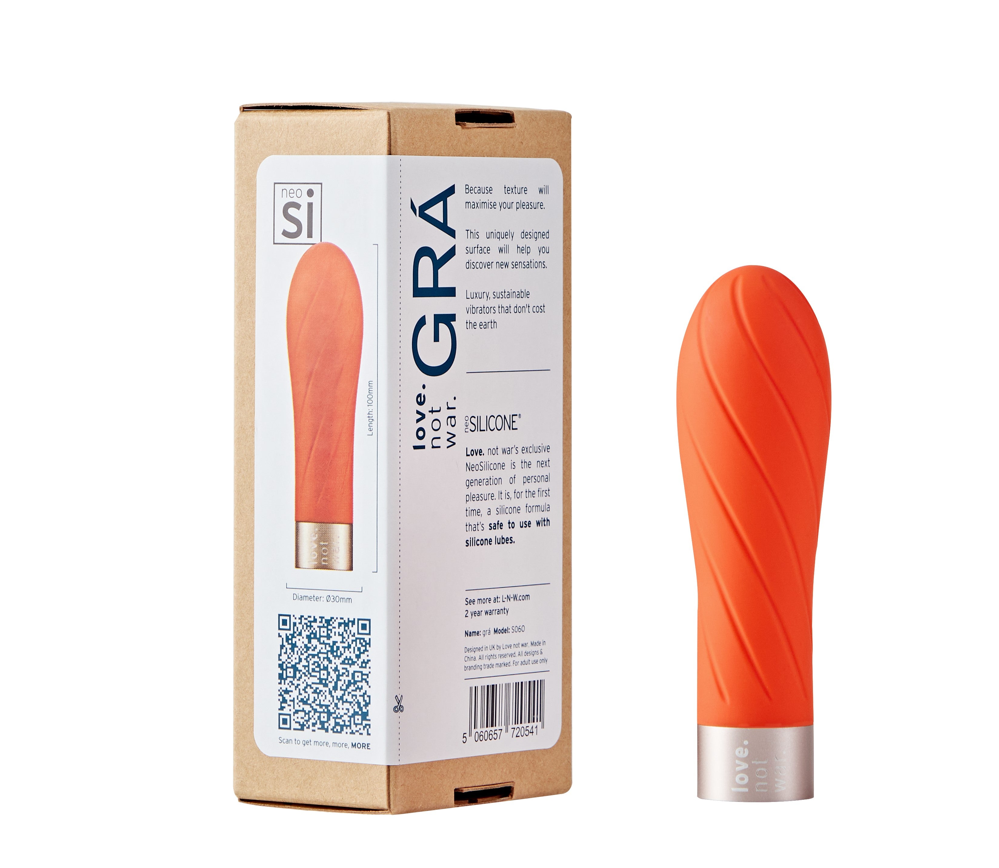 Gra Vibrator head in orange with box