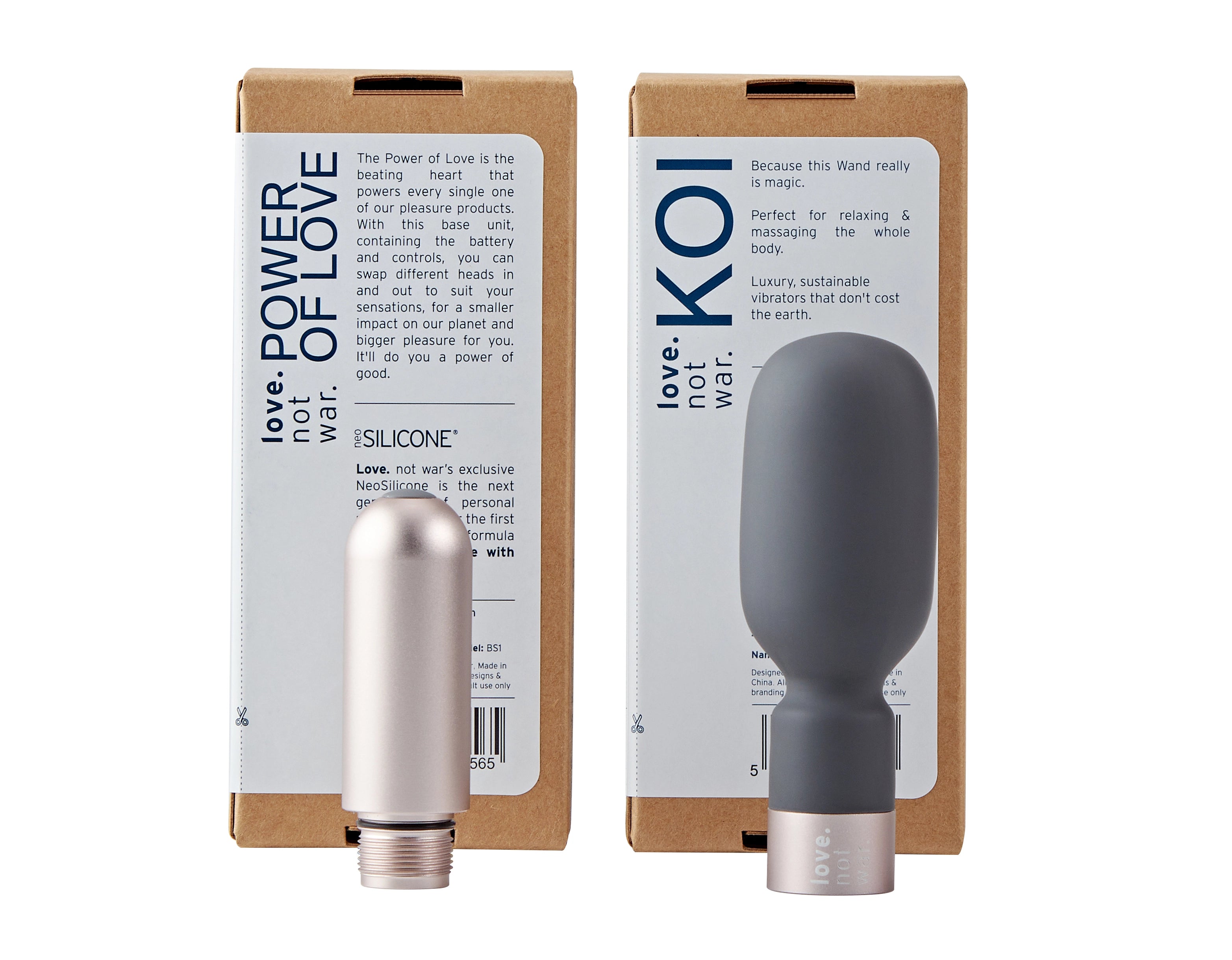 Koi - Quiet Wand Vibrator for Clitoral Stimulation - Love Not War