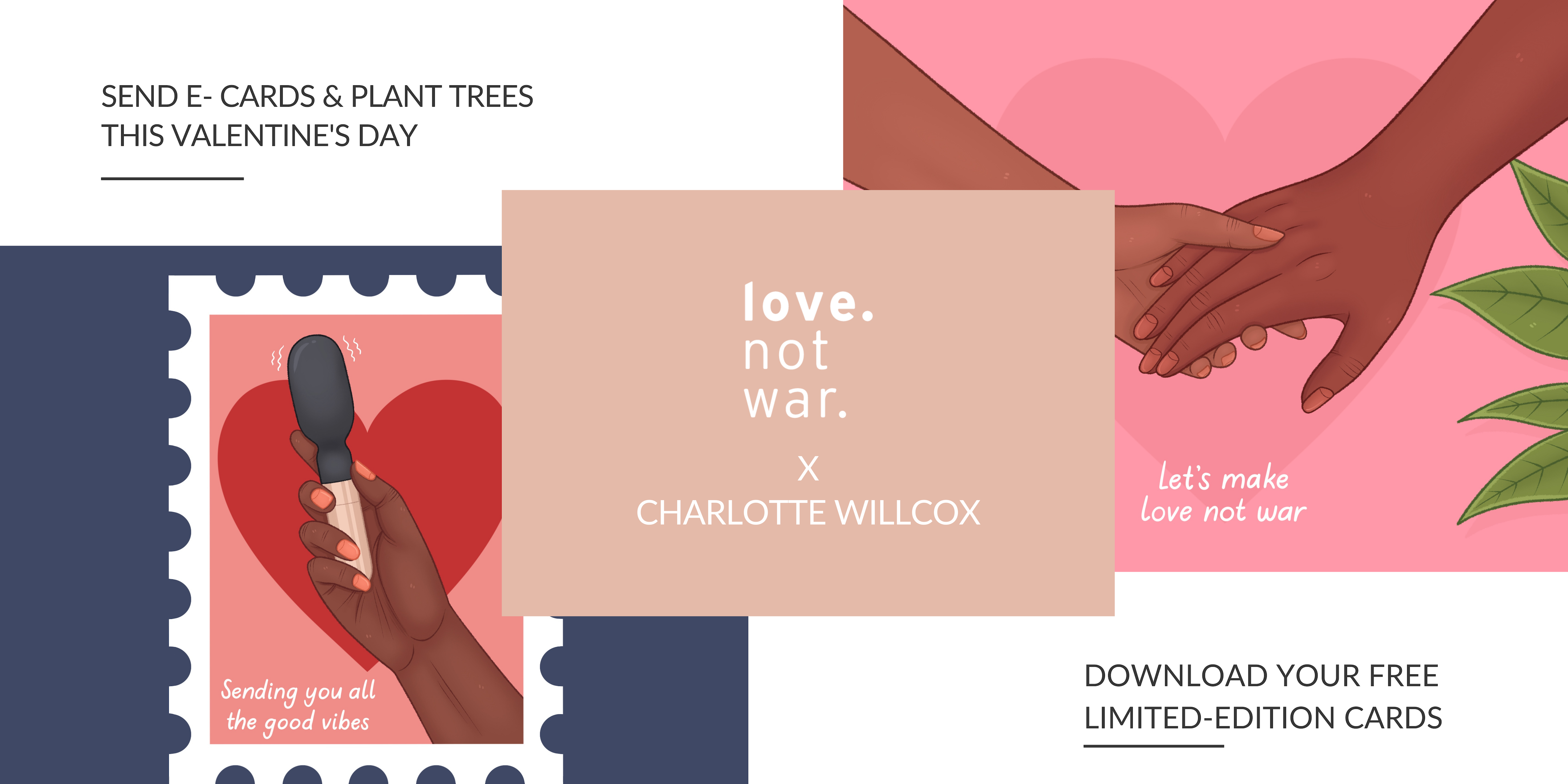 digital cards - send e-cards and plant trees this valentine's day